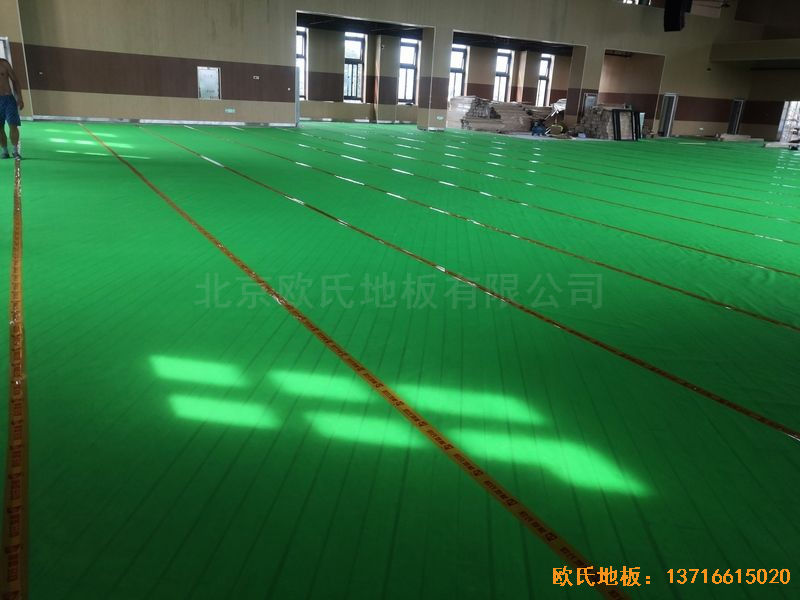南京埔口區(qū)實驗小學體育地板鋪裝案例