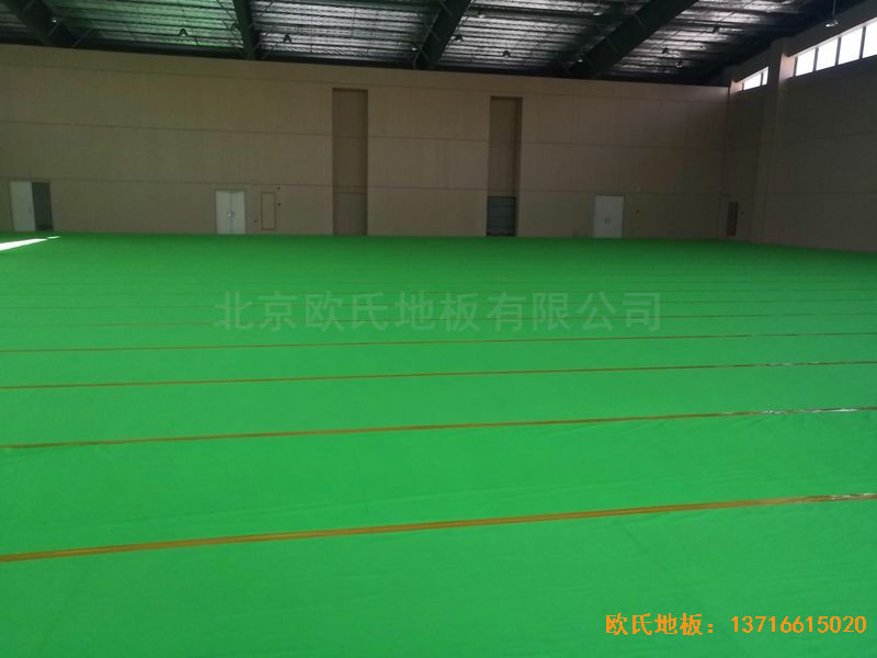 廣州永順大道鐵英中學(xué)運動木地板鋪裝案例