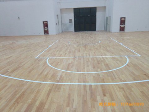 銀川北師大銀川小學(xué)籃球館運(yùn)動地板安