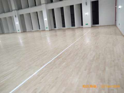 浙江寧波象山分?；@球館體育地板鋪裝