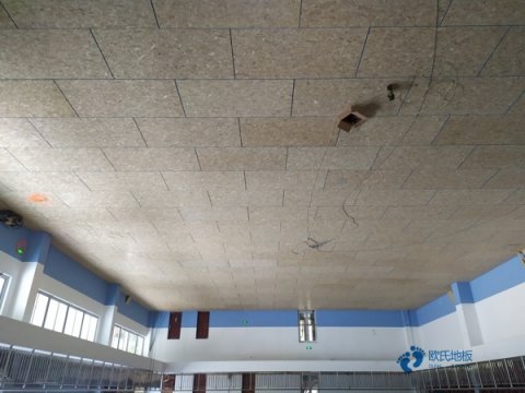 學(xué)?；@球體育地板施工步驟