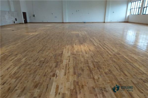 中學籃球場館地板施工工藝2